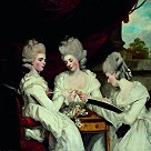 The Ladies Waldegrave by Joshua Reynolds, 1780-81